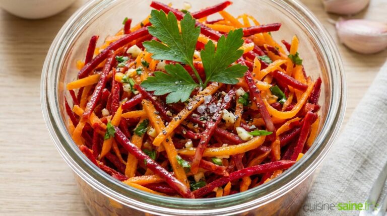 Salade de carotte et de potiron sans gluten ni lactose