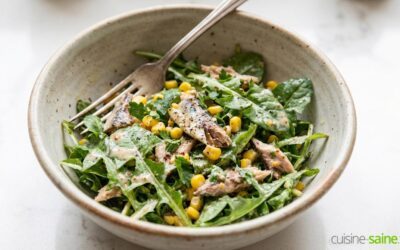 Salade de pissenlit aux sardines