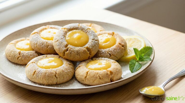 Biscuits amande citron sans gluten ni lactose