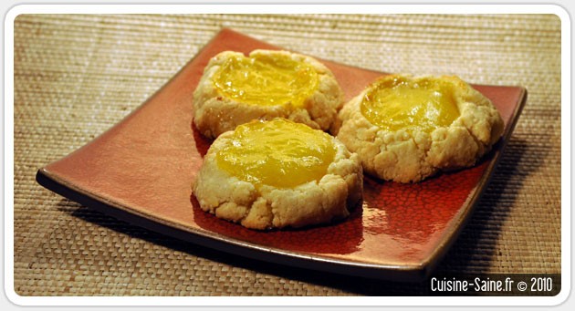 Recette sans gluten : biscuits amande / citron sans gluten