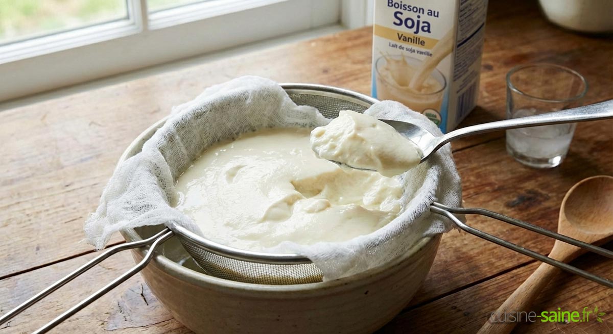 Tofu soyeux à la vanille fait maison vite fait bien fait