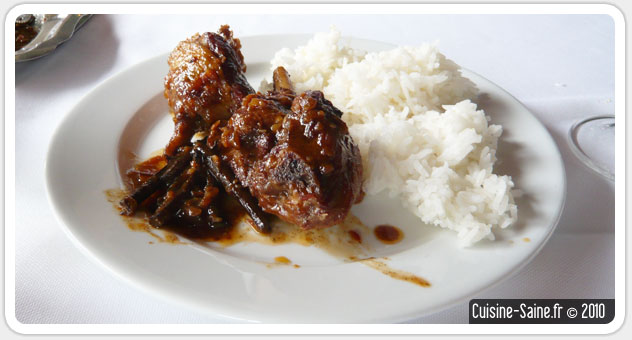 canard à la vanille