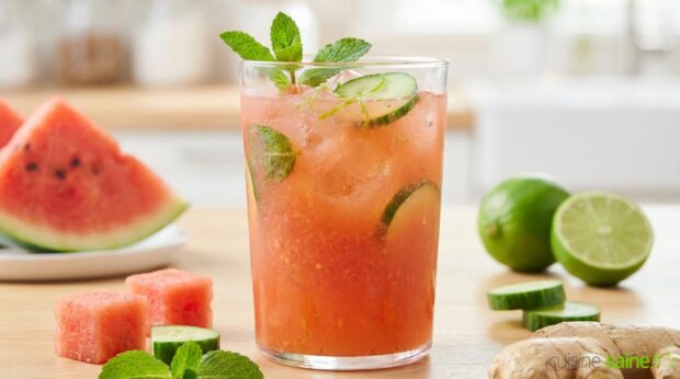 Smoothie pastèque / concombre