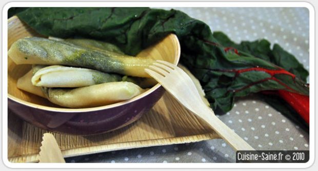 Samoussas aux blettes et au fromage de chèvre