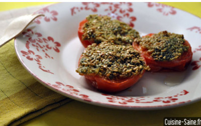 Recette bio : tomates provençales sans gluten