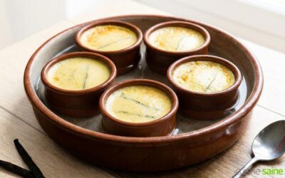 Crèmes aux œufs sans lactose