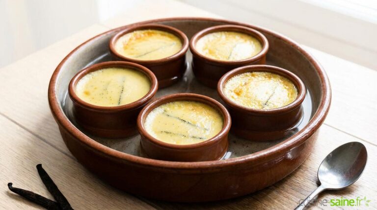 Crèmes aux œufs sans lactose