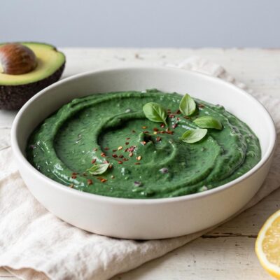 Recette du guacamole à la spiruline sans gluten ni lactose