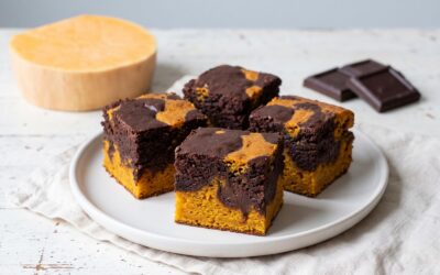Gâteau duo de chocolat et courge butternut sans gluten ni lactose