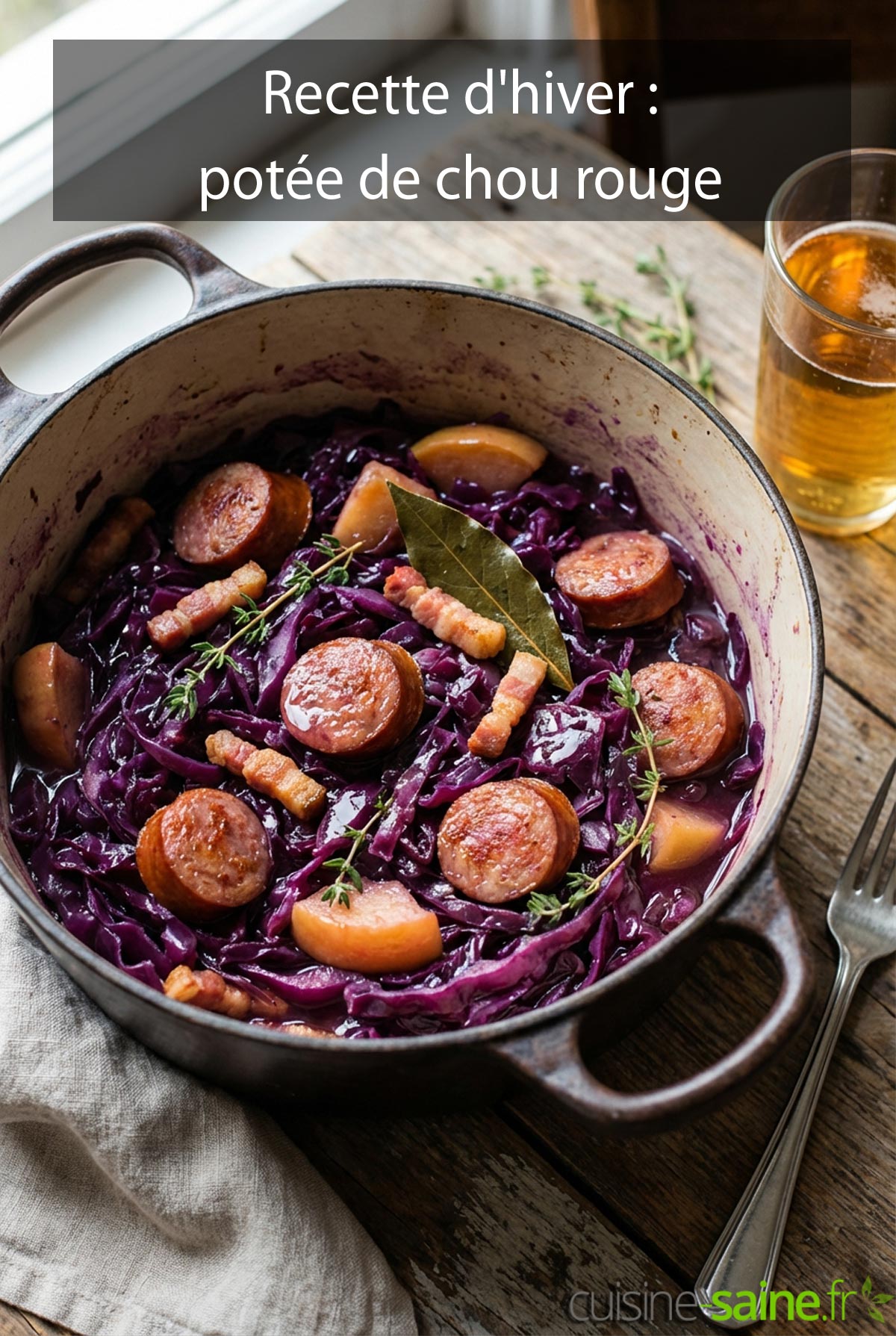 Recette de potée de chou rouge