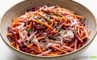 Coleslaw de légumes racines