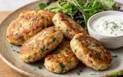 Croquette de poulet / jambon sans gluten ni lactose