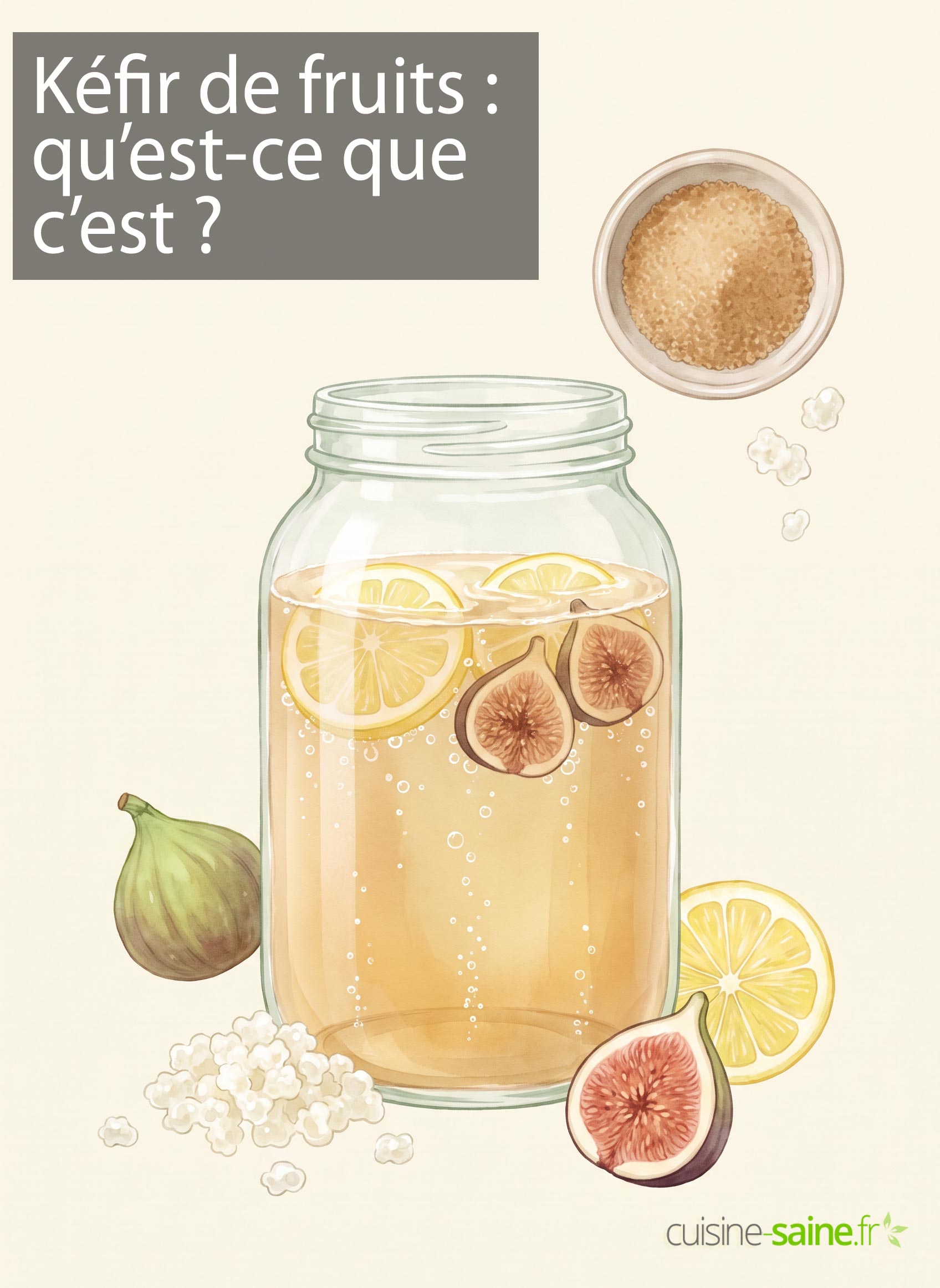 Kéfir de fruits : qu'est ce que c'est ?