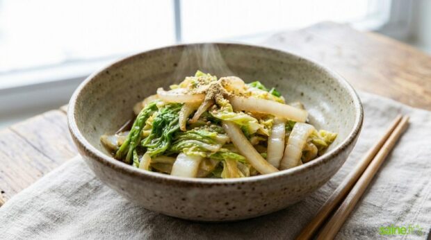 Poêlée de chou chinois rapide