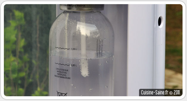 eau gazeuse, limonade et soda maison