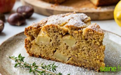 Gâteau aux pommes sans gluten ni lactose