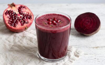 Mousse de betterave à la grenade sans gluten ni lactose