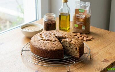 Gâteau moelleux au café et à l’amande sans gluten ni lactose