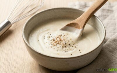 Béchamel végétale sans gluten ni lactose