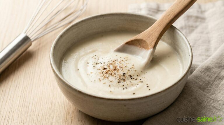 Béchamel végétale sans gluten ni lactose