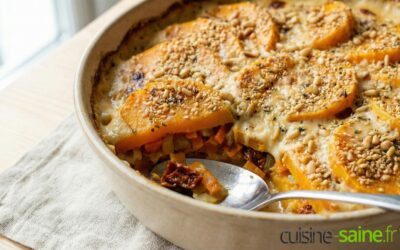 Lasagnes fondantes de butternut sans gluten ni lactose
