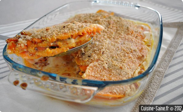 Recette végétalienne : lasagnes végétales à la courge butternut