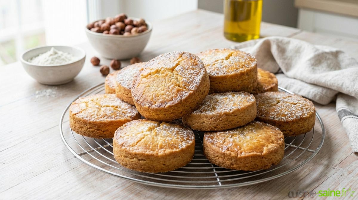 Sablé aux noisettes sans gluten ni lactose