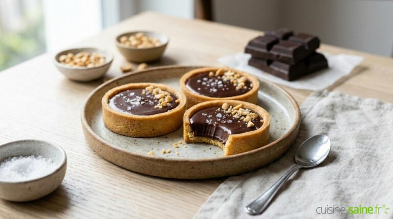 Tartelettes chocolat et cacahuète sans gluten ni lactose