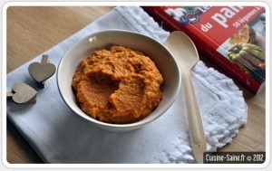 Pâte à tartiner à la carotte