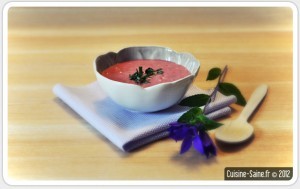 soupe de fraise