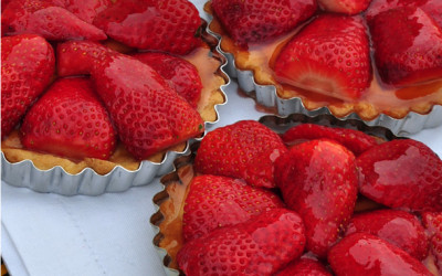 Recette sans gluten ni lait : tartelettes aux fraises