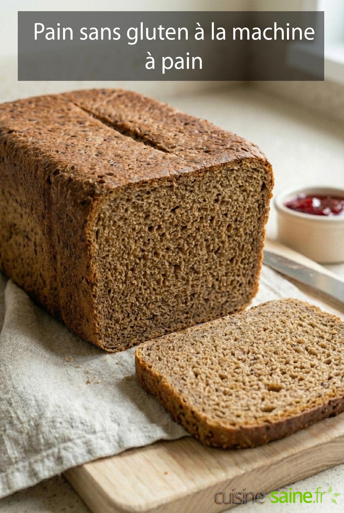 Pain sans gluten à la MAP (machine à pain)