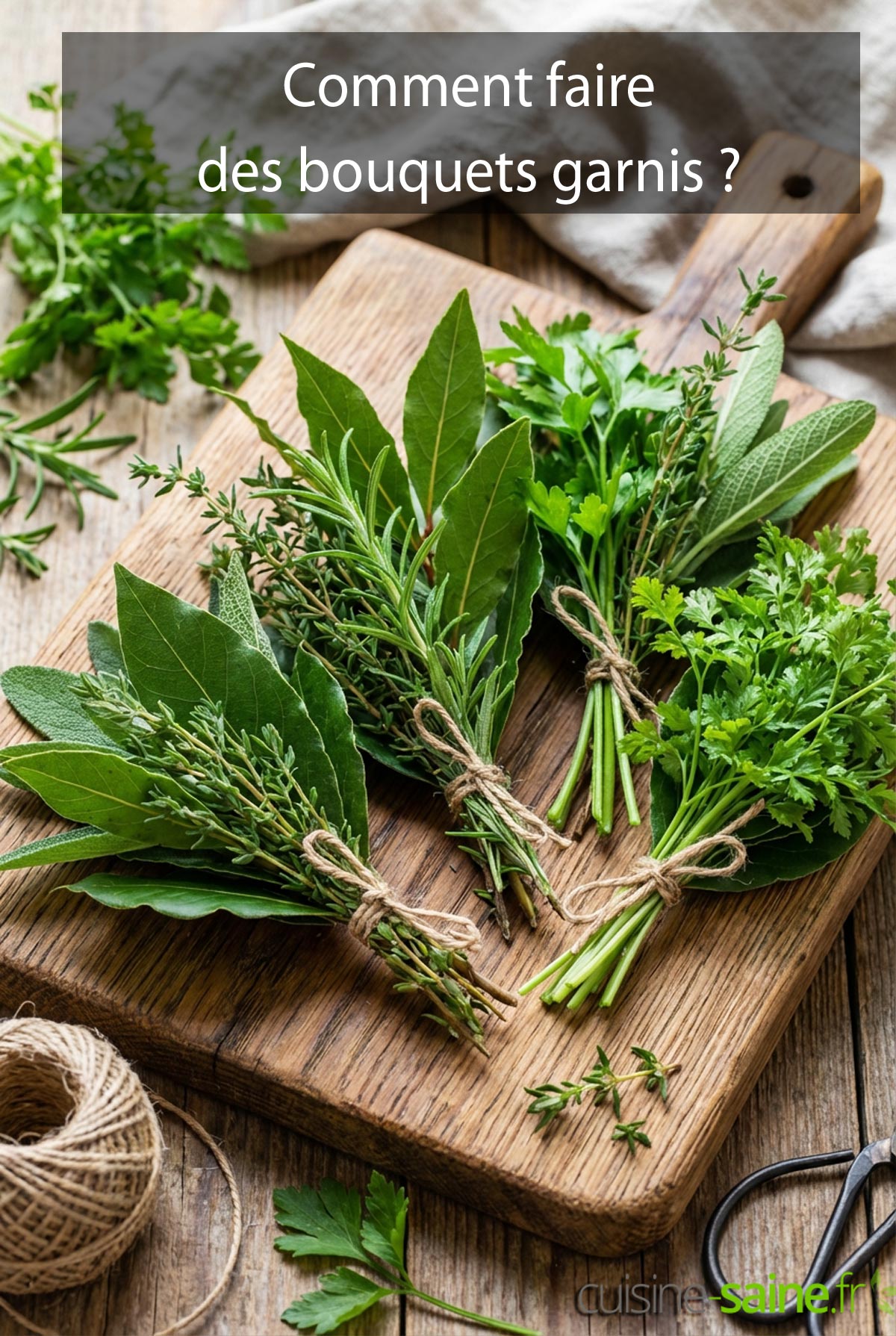 Comment faire des bouquets garnis ?