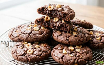 Cookies cacao noisettes sans gluten sans lactose