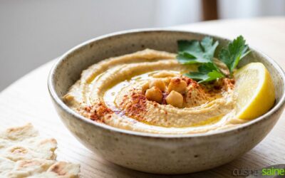Houmous ultra-crémeux à la purée de cajou et au cumin