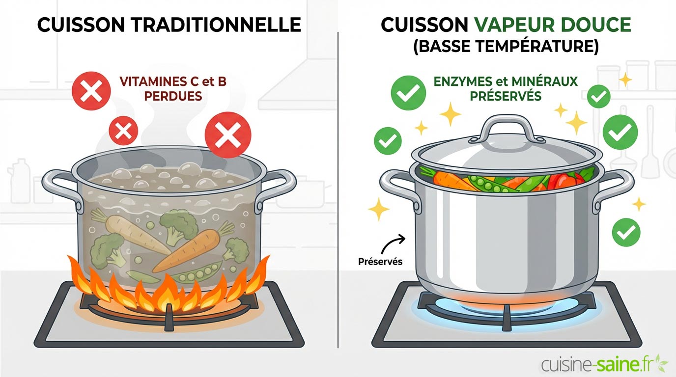 cuisson traditionnelle vs cuisson basse température