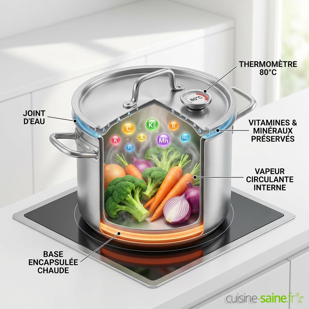 Cuisson saine : la révolution de la basse température à l’étouffée