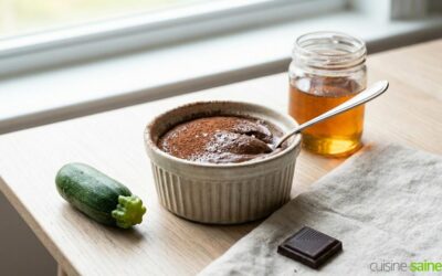 Mousse au chocolat à la courgette vegan sans gluten