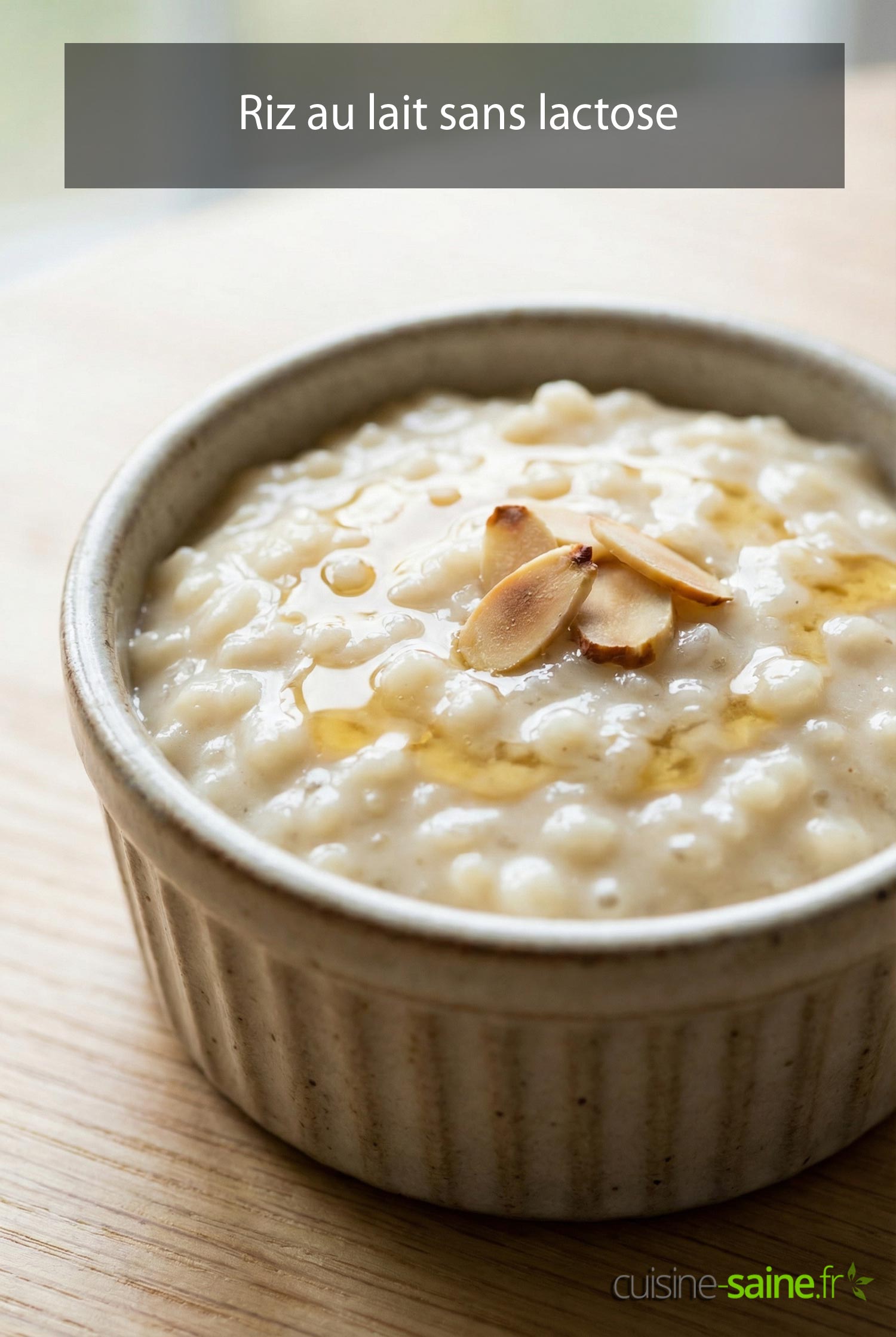 Recette de riz au lait sans lactose