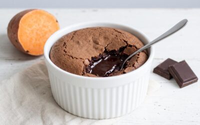 Coeur coulant au chocolat sans gluten ni lactose