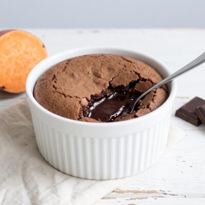 Coeur coulant au chocolat sans gluten ni lactose