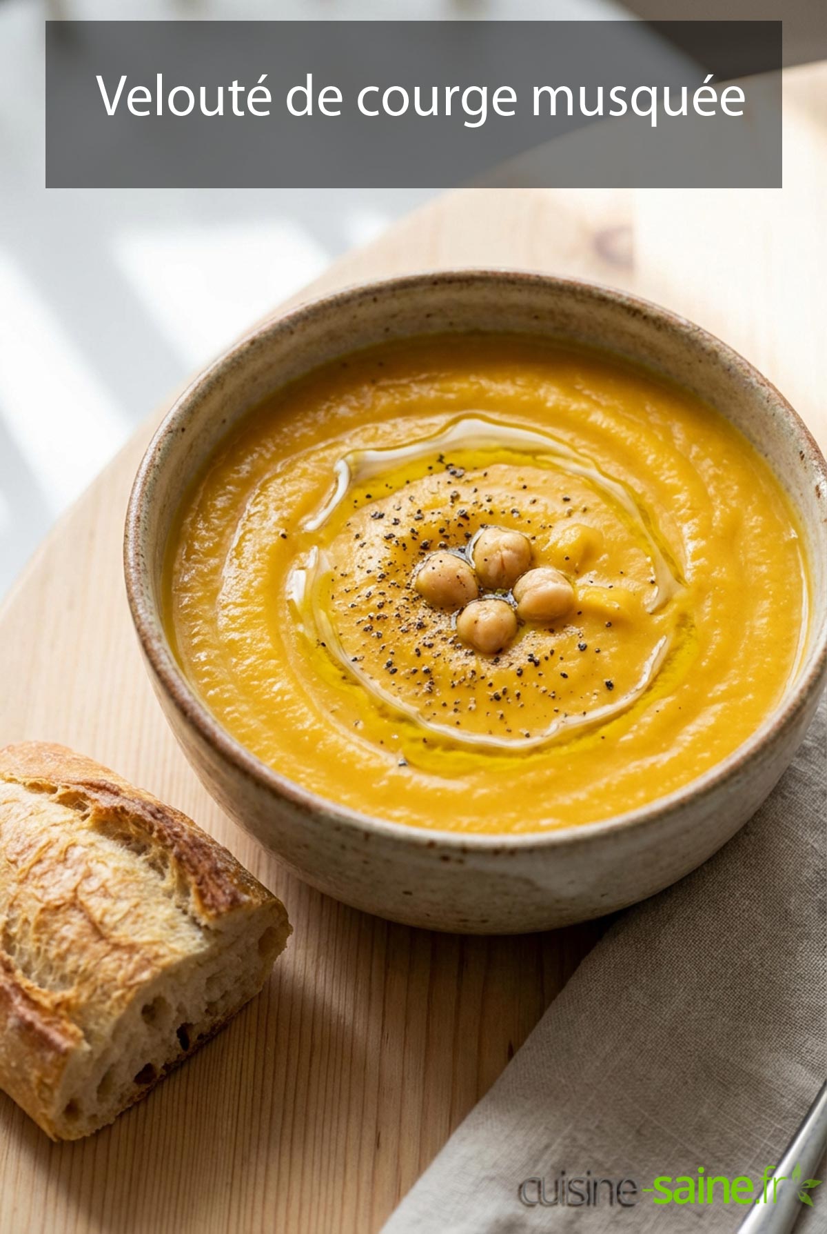 Velouté de courge musquée