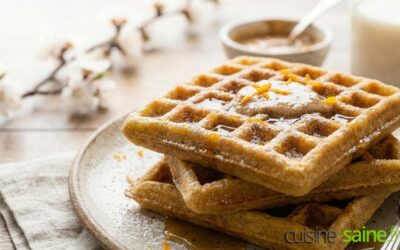 Gaufres sans gluten sans lactose