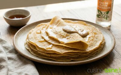 Pâte à crêpe sucrée sans gluten ni lactose