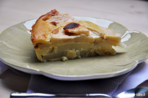 gâteau sans sucre aux poires
