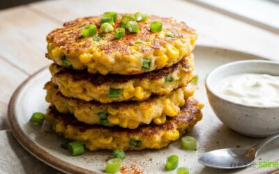 Galettes au maïs doux façon « corn fritters » sans gluten