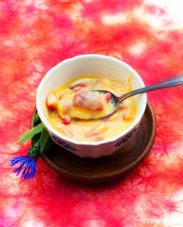 Recette légère fraises et mangue