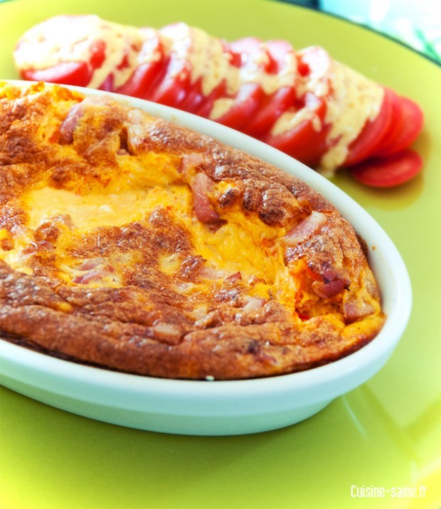 Recette bio : flan de poivron