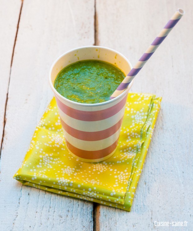 Recette bio : smoothie vert