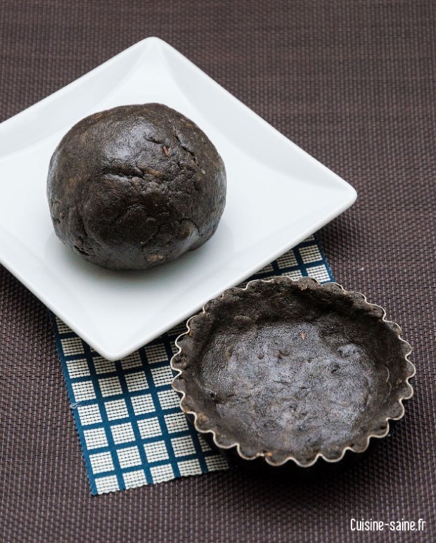 pate brisée noire sans gluten